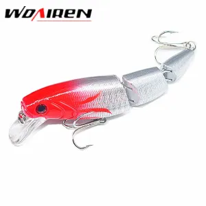 1Pcs 12cm 15g 3 Segments Crankbait hard bait tight swaying slow flashing Jerkbait lifelike RealSkin painting fishing temptation