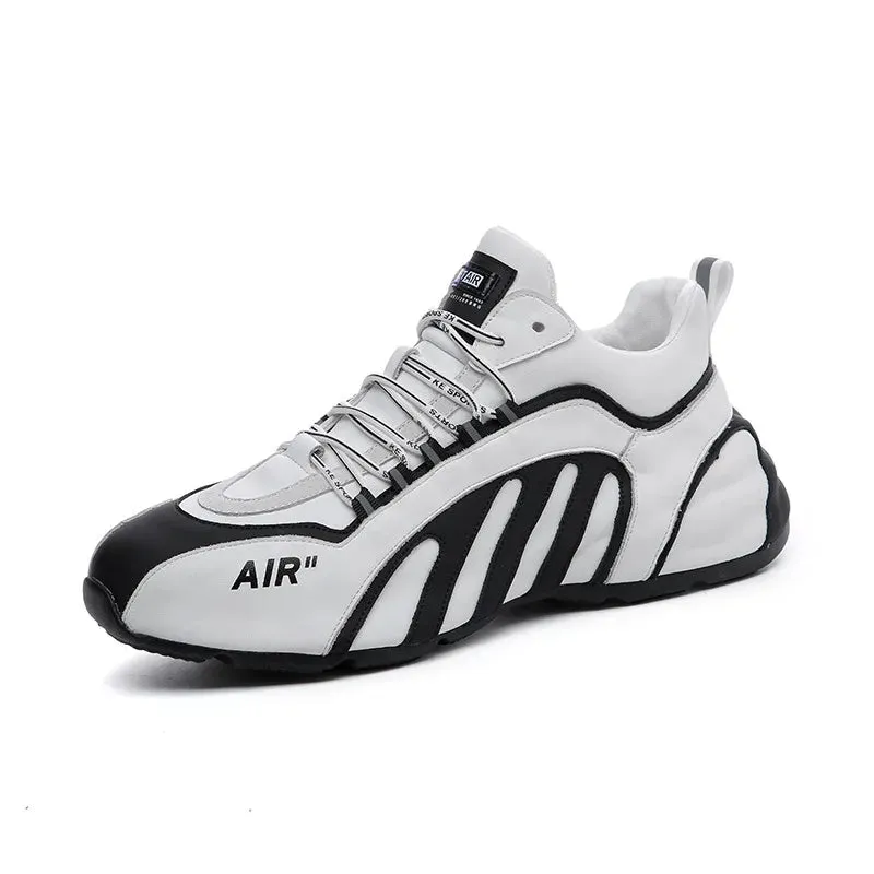 2021 Spring and Autumn New Sports Shoes Men's High-top Casual Shoes Men's Shoes Old Shoes Covered Shoes White Shoes Men