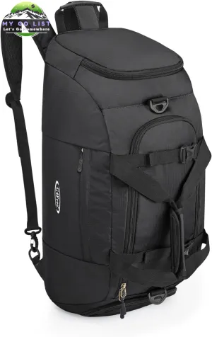 40L 3-Way Duffle Bag Backpack