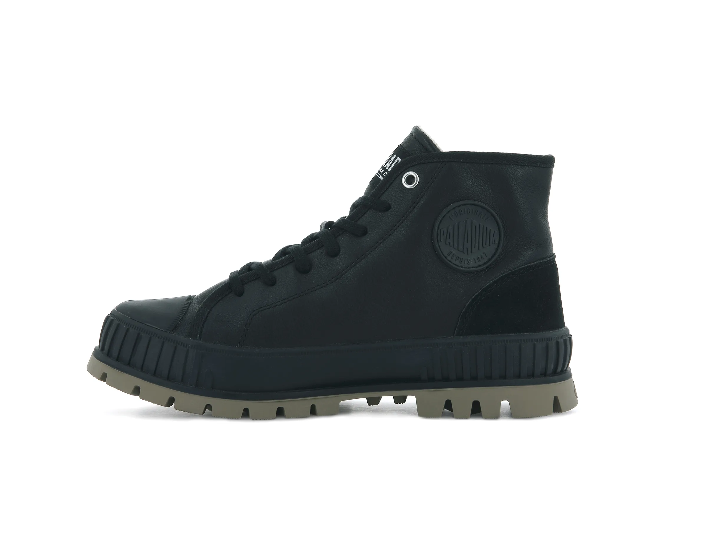 76900-008-M | PALLASHOCK MID OG LEATHER | BLACK