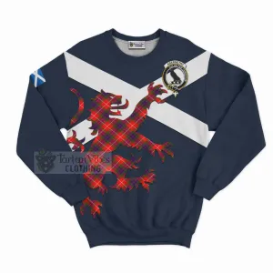 Abernethy Tartan Lion Rampant Sweatshirt  Proudly Display Your Heritage with Alba Gu Brath and Clan Name