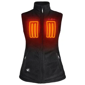 ActionHeat 5V Performance Fleece Battery-Heated Vest for Ladies - Black - XXL