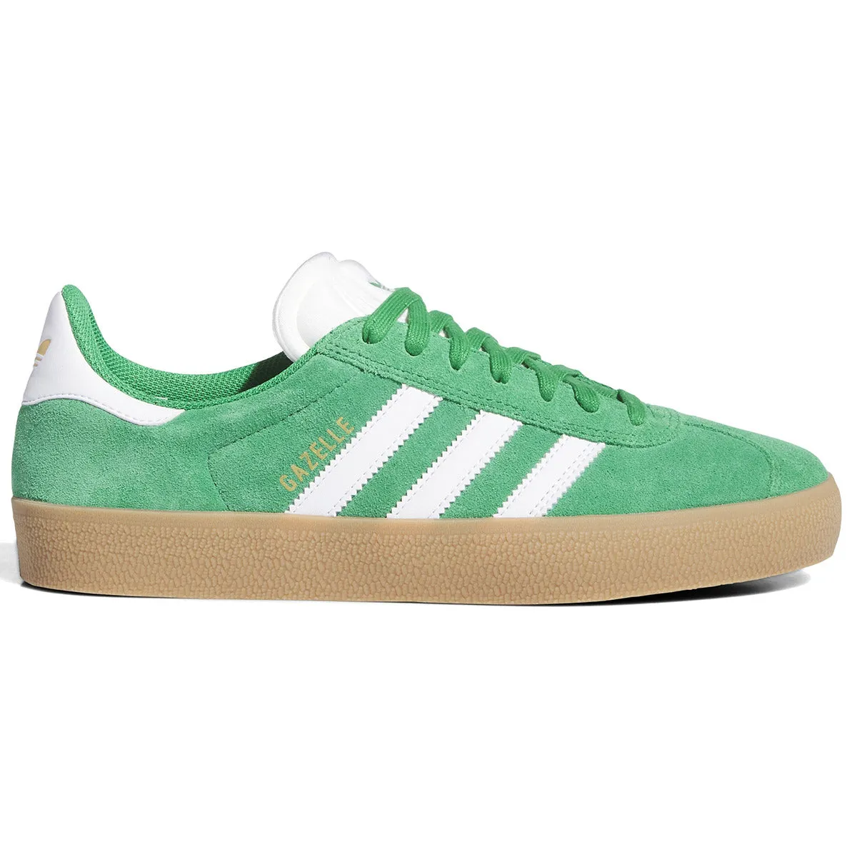 Adidas - Gazelle Adv Shoes Green/White/Gold