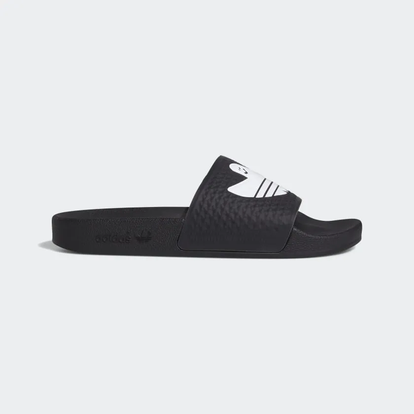 Adidas Shmoofoil Slide - Core Black/Cloud White/Cloud White