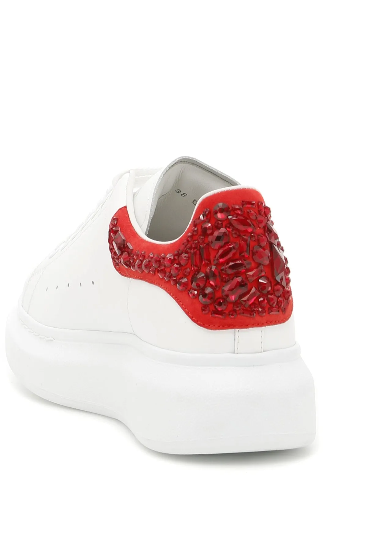 Alexander McQueen Embellished Ankle Chunky Sneakers