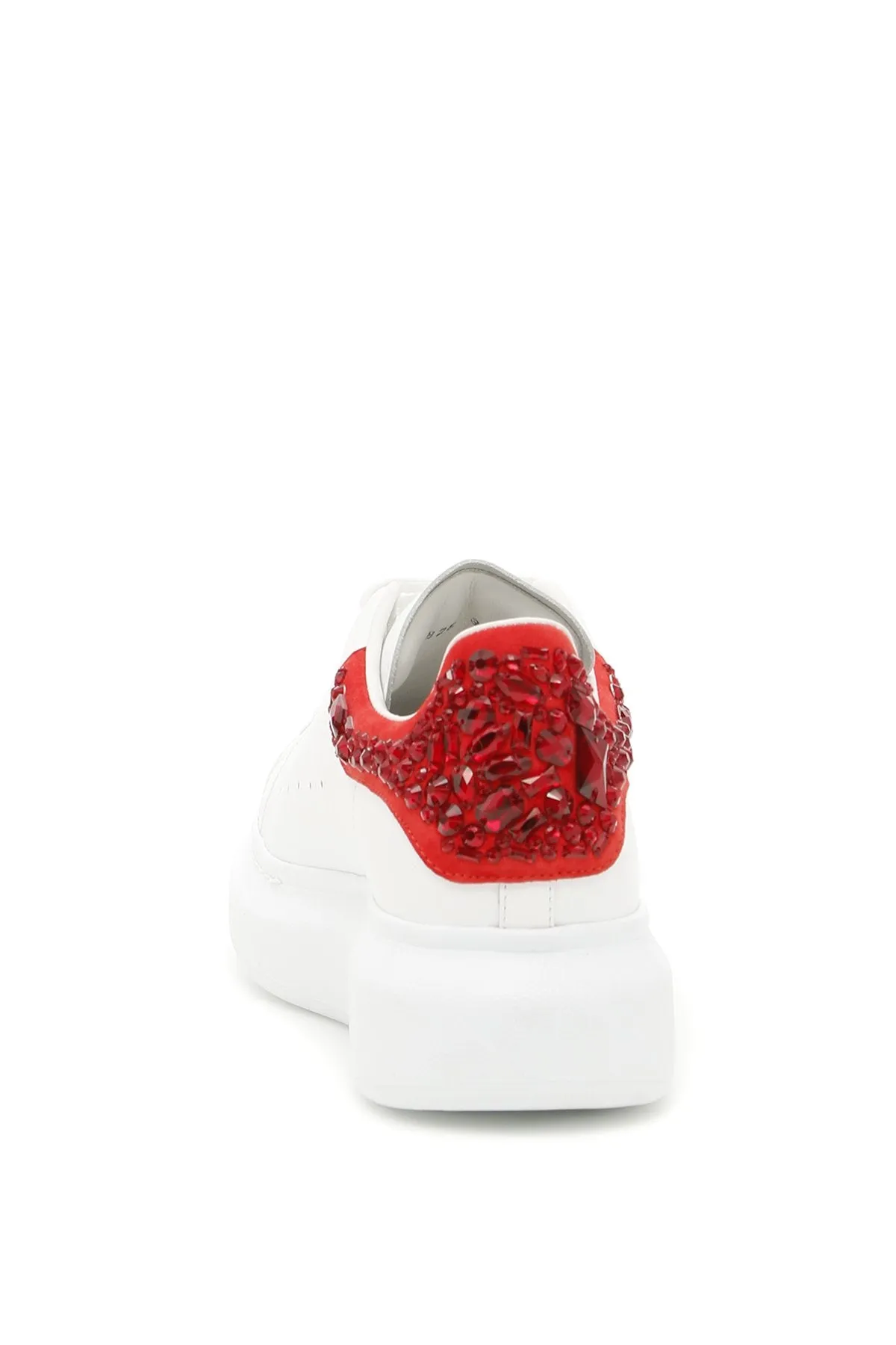 Alexander McQueen Embellished Ankle Chunky Sneakers