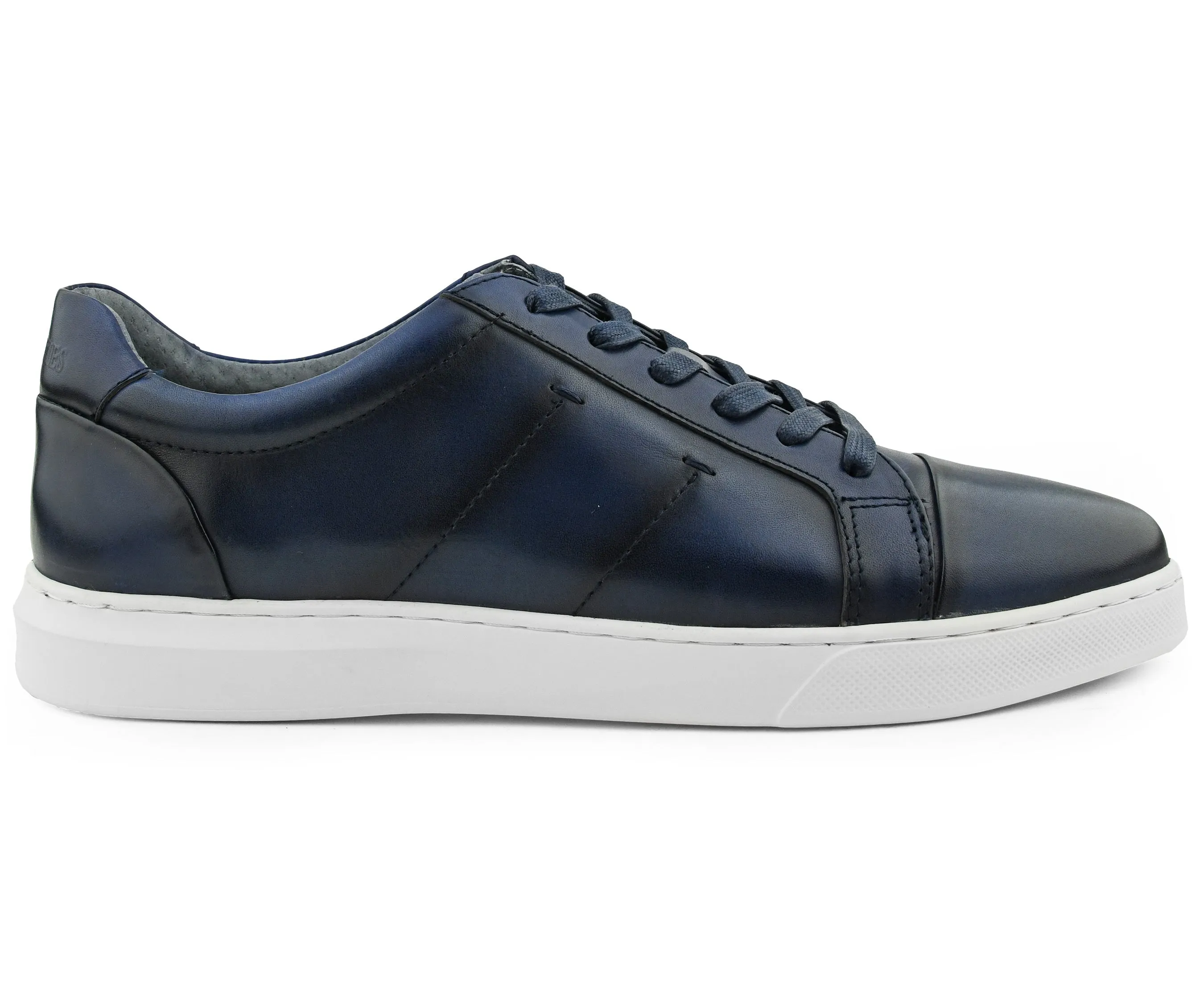 Anchor Blue Leather Sneaker