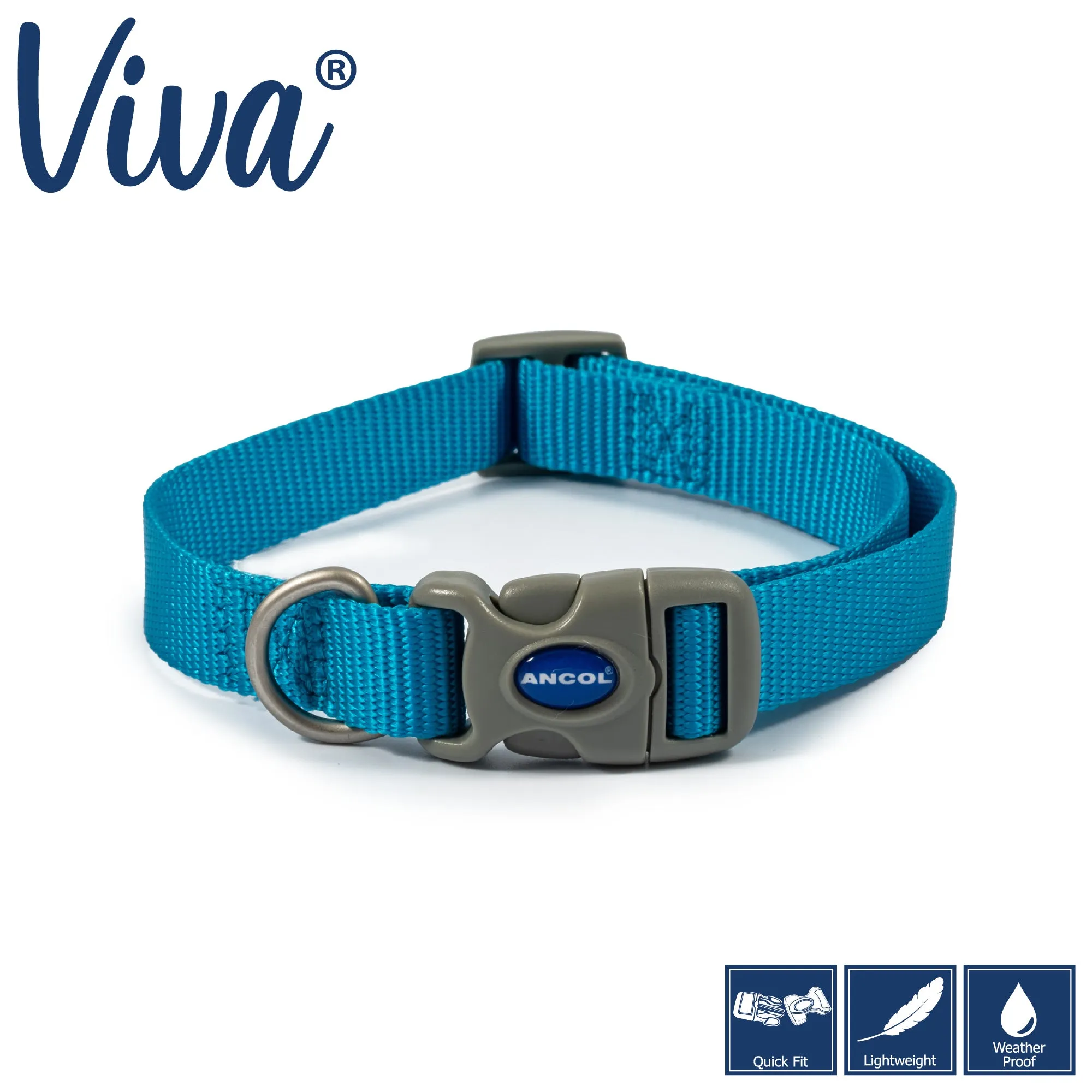 Ancol Viva Quick Fit Adjustable Dog Collar