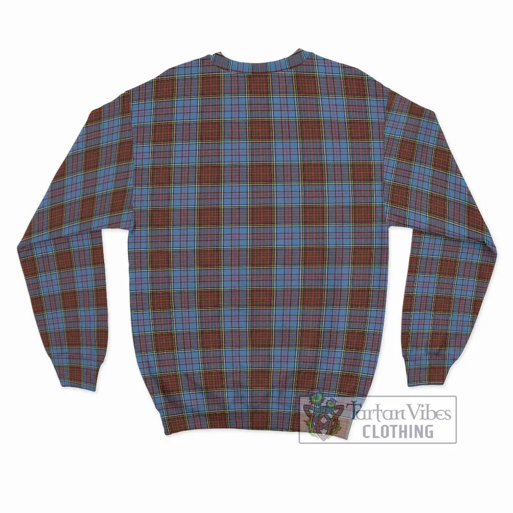 Anderson Modern Tartan Sweatshirt with Family Crest DNA In Me Style