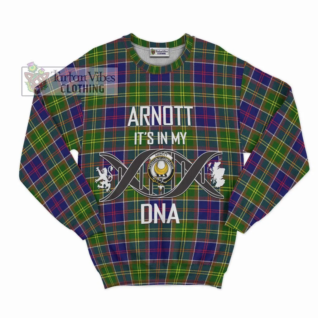 Arnott Tartan Sweatshirt with Family Crest DNA In Me Style