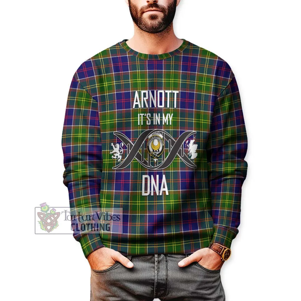 Arnott Tartan Sweatshirt with Family Crest DNA In Me Style