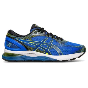 Asics Gel Nimbus 21 Blue Mens Running Shoes