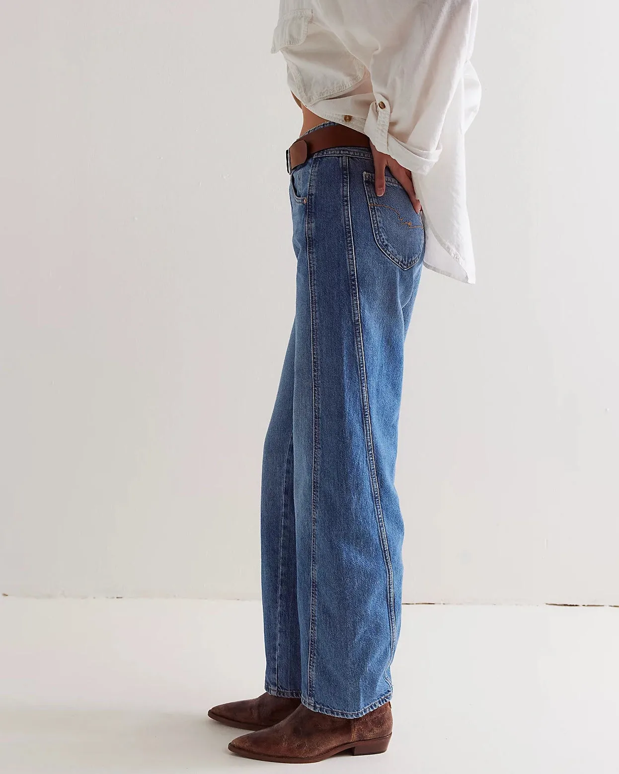 Aster Straight Denim by Free People