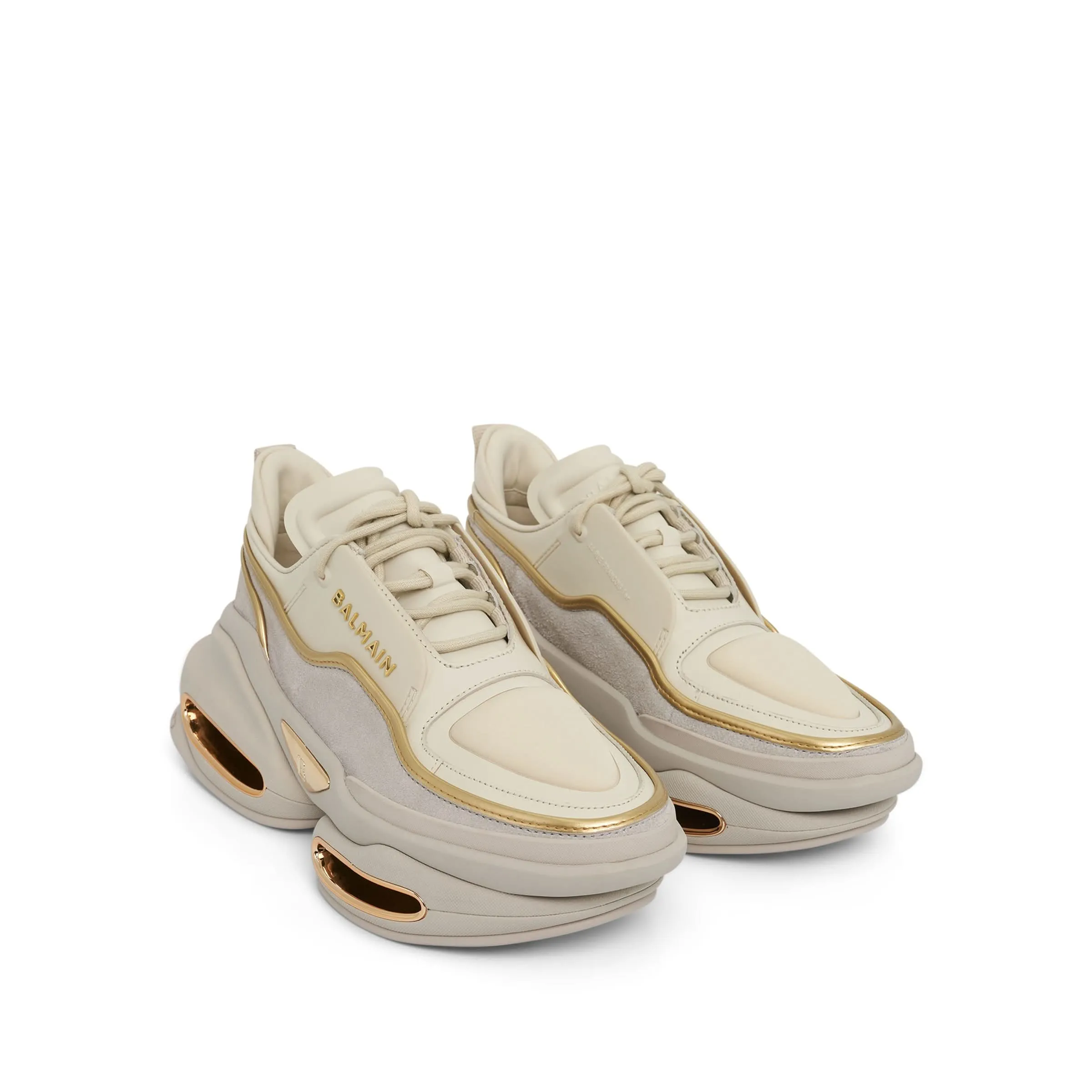 B-Bold Sneaker in Sand/Gold