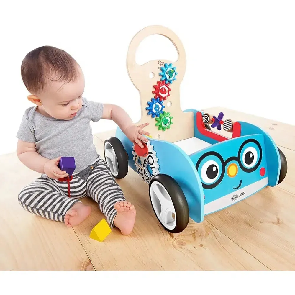 Baby Einstein Discovery Buggy Wooden Activity Walker & Wagon