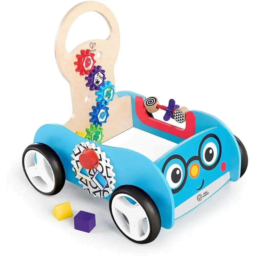 Baby Einstein Discovery Buggy Wooden Activity Walker & Wagon