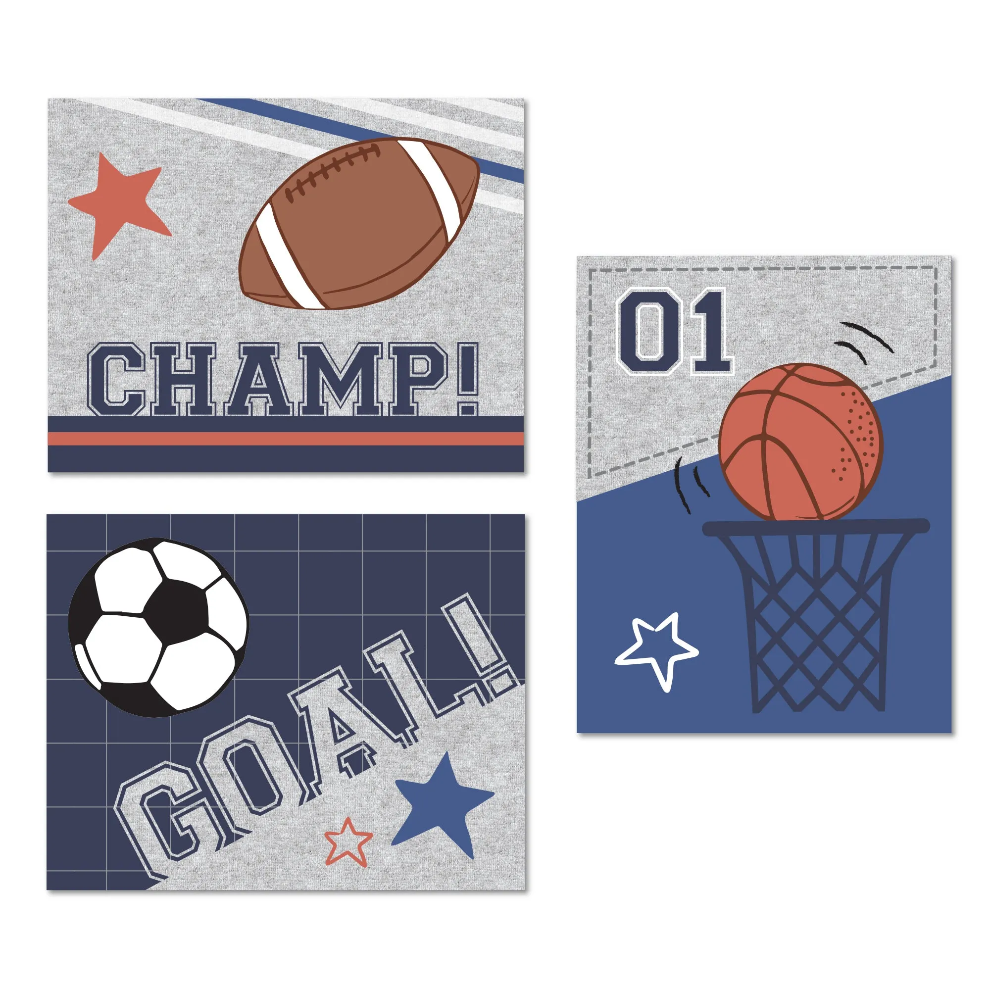 Baby Sports Unframed Wall Art