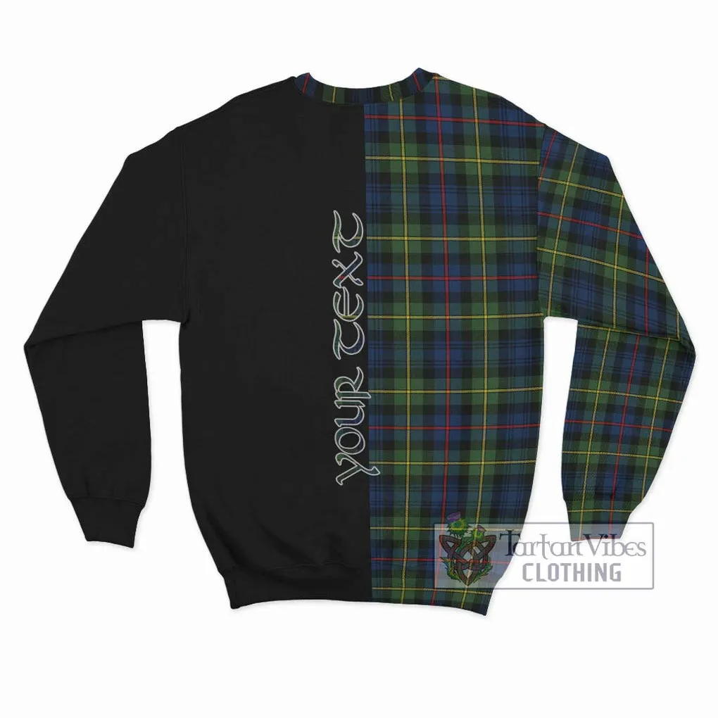 Bailey Modern Tartan Sweatshirt with Family Crest and Half Of Me Style