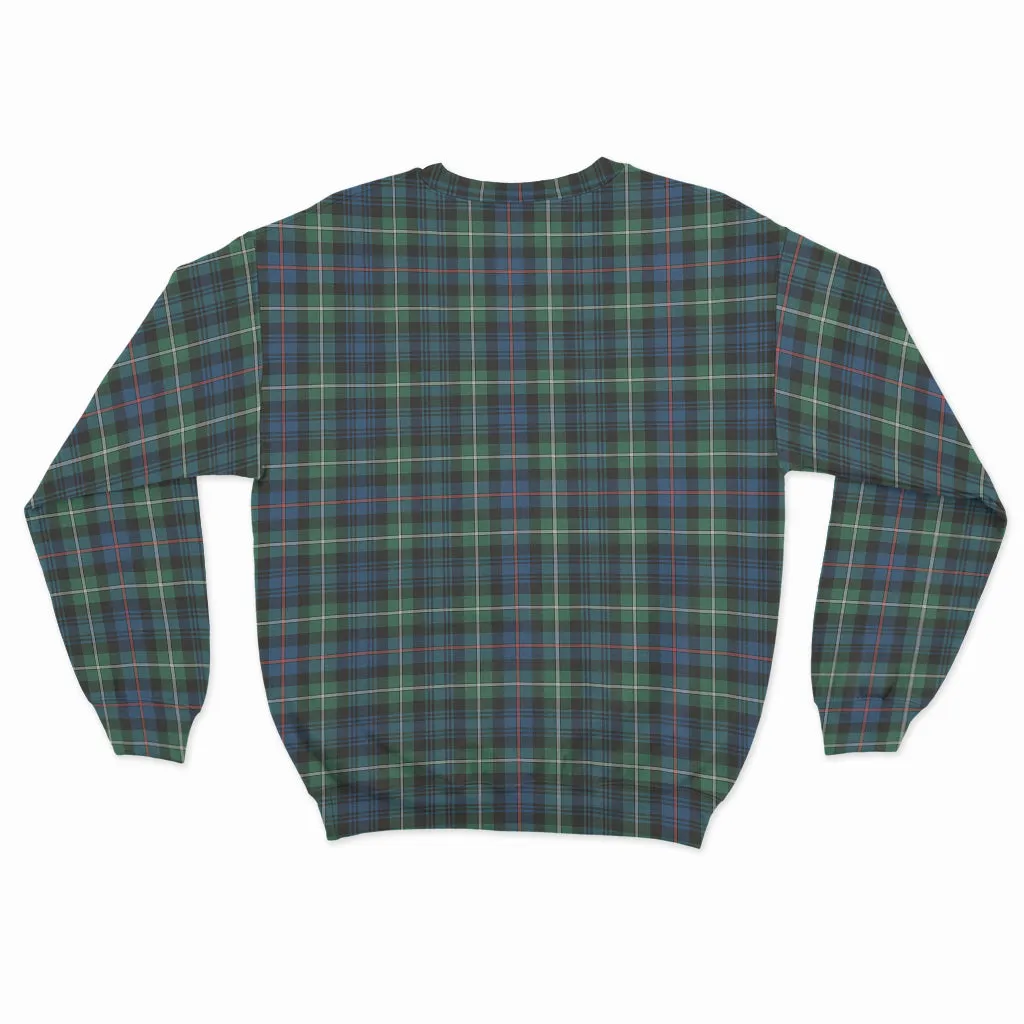 Baillie Ancient Tartan Sweatshirt with Family Crest