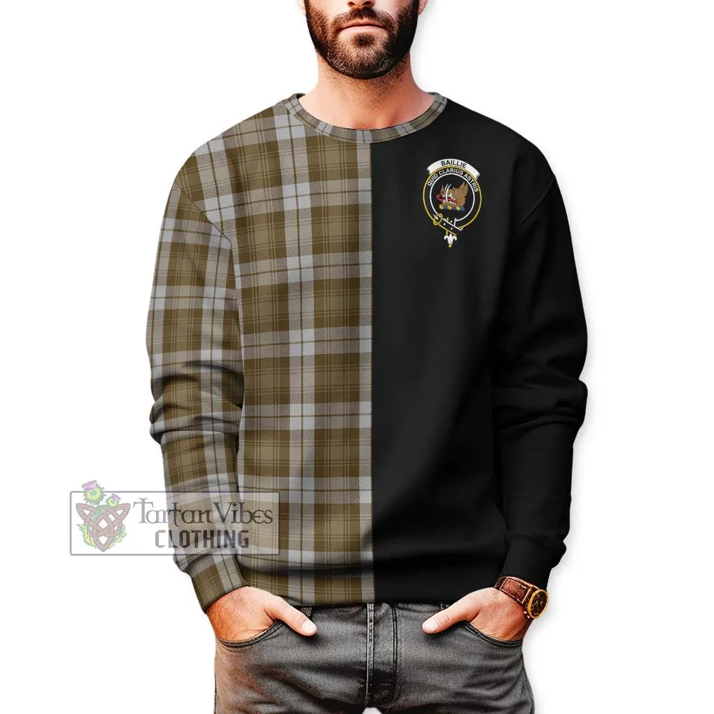 Baillie Dress Tartan Sweatshirt with Family Crest and Half Of Me Style