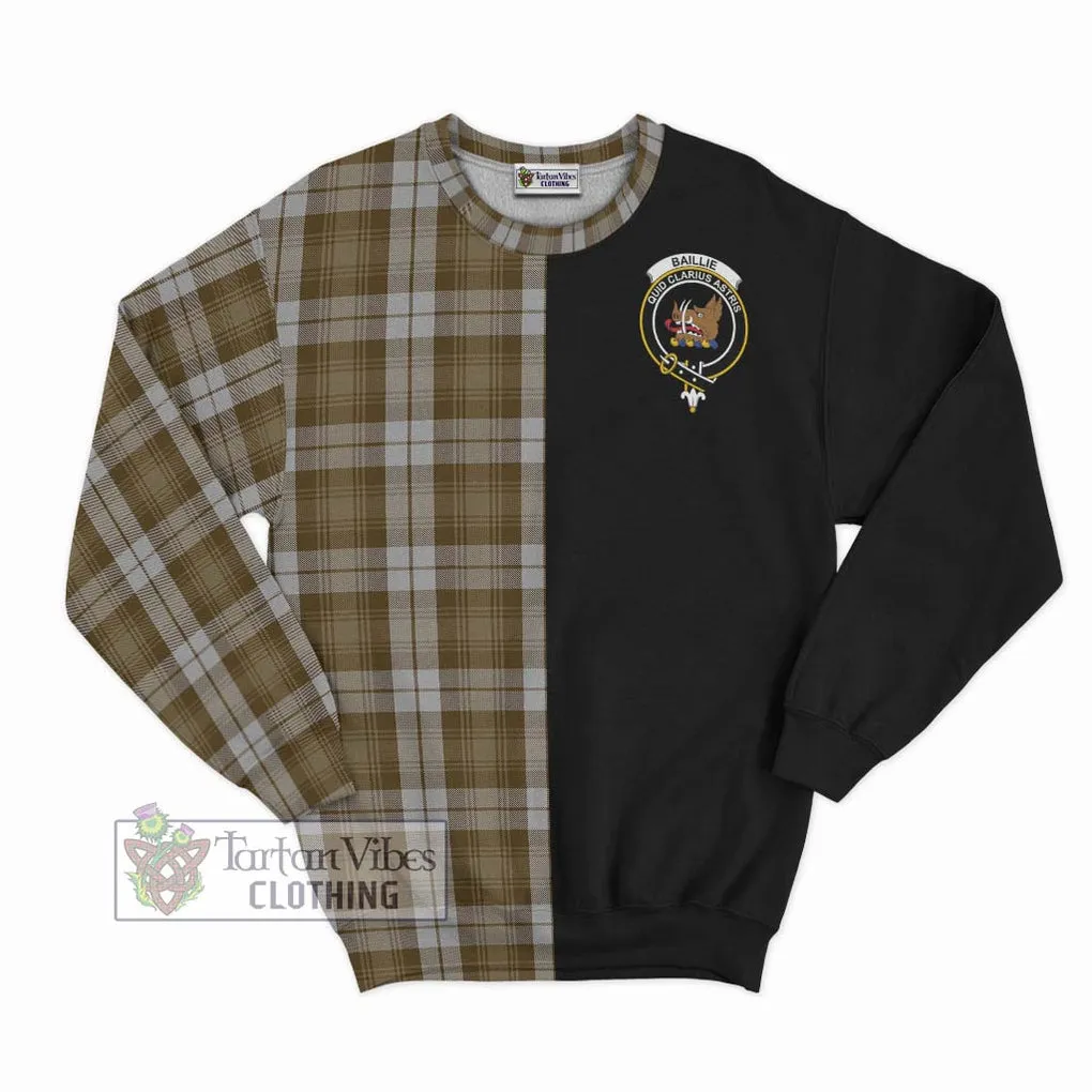 Baillie Dress Tartan Sweatshirt with Family Crest and Half Of Me Style