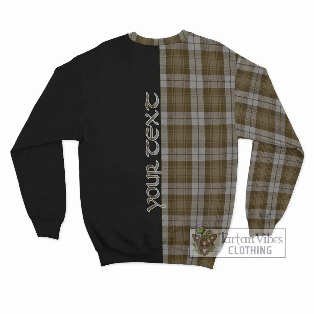 Baillie Dress Tartan Sweatshirt with Family Crest and Half Of Me Style