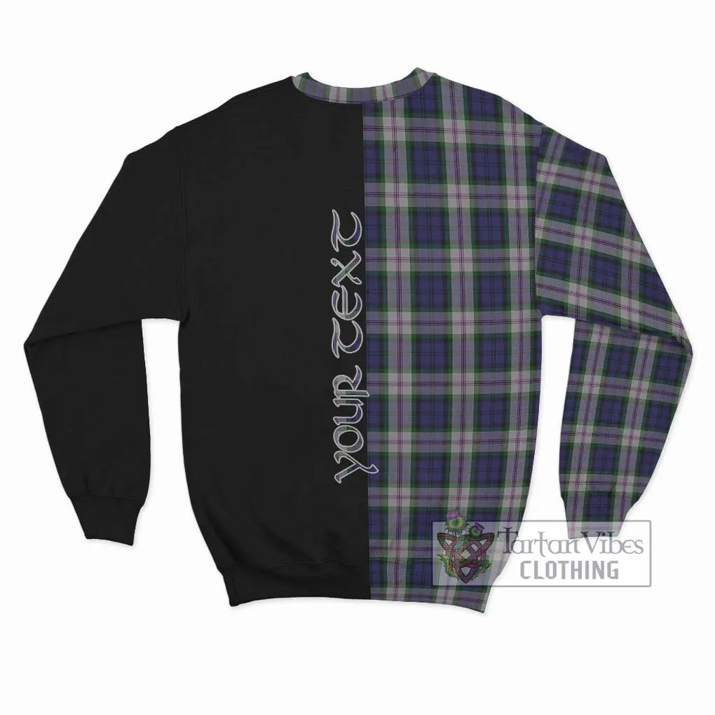 Baird Dress Tartan Sweatshirt with Family Crest and Half Of Me Style