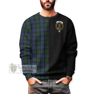 Baird Tartan Sweatshirt with Family Crest and Half Of Me Style