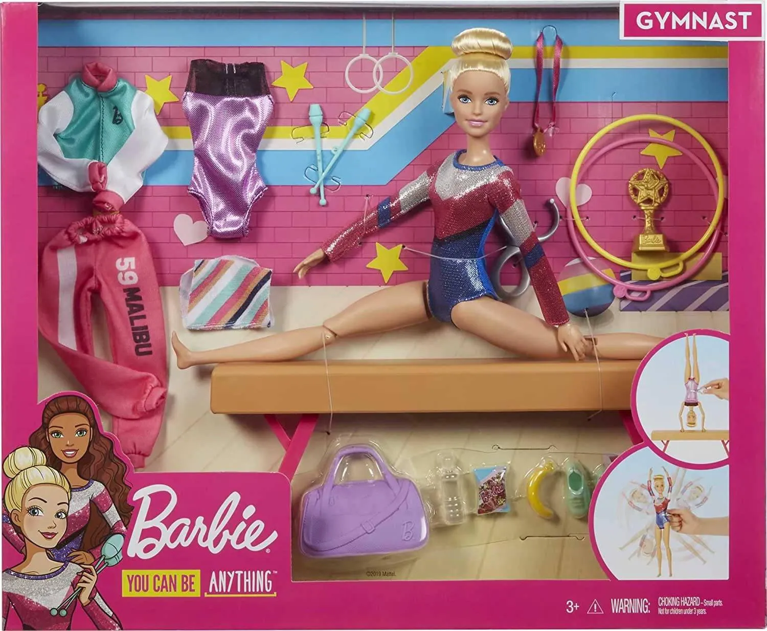 Barbie Gymnastics Playset GJM72