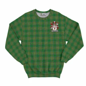 Barton Irish Clan Tartan Sweatshirt with Coat of Arms