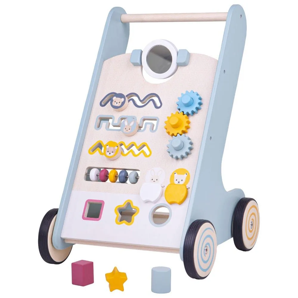 Bigjigs - Wooden Activity Baby Walker