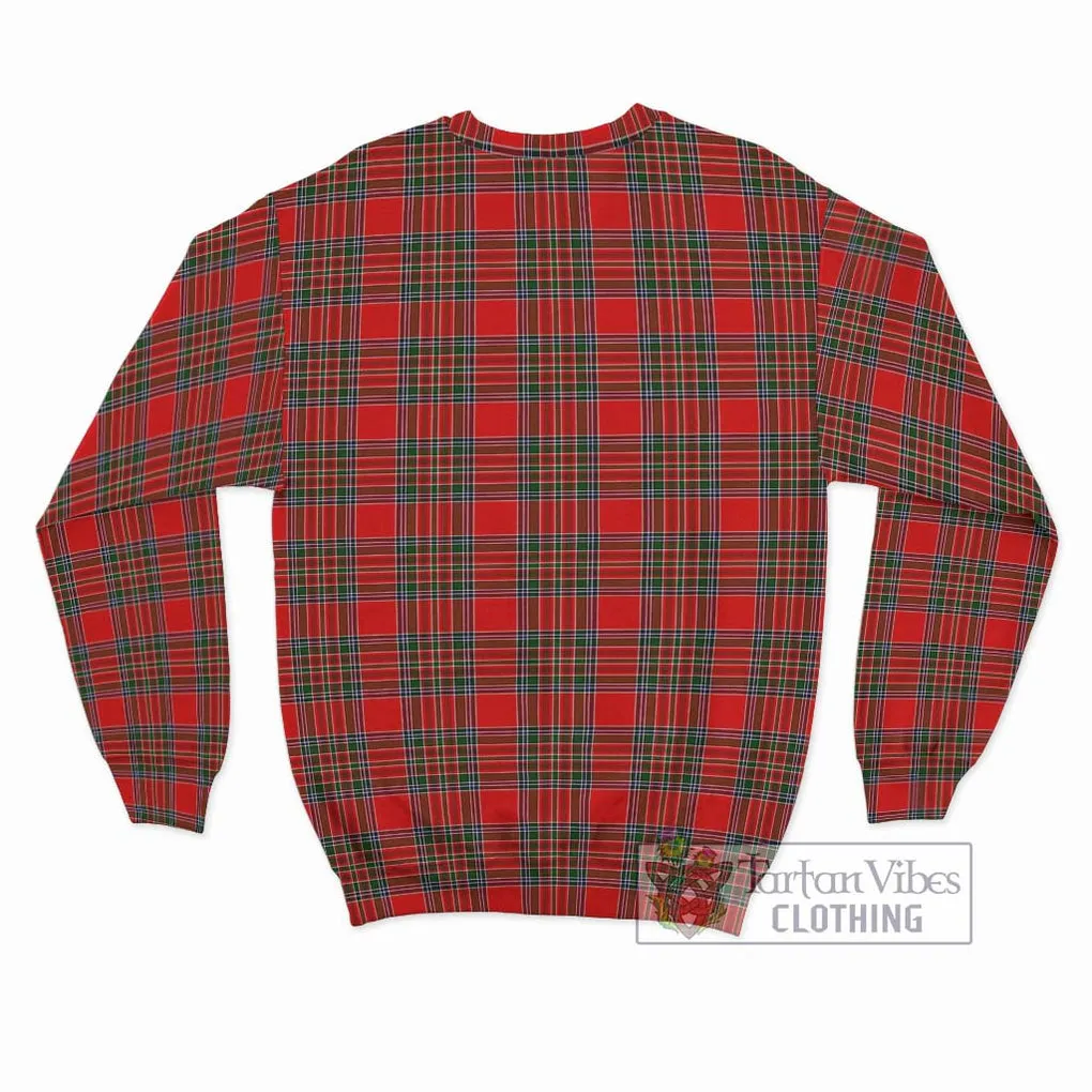 Binning Tartan Sweatshirt with Family Crest DNA In Me Style