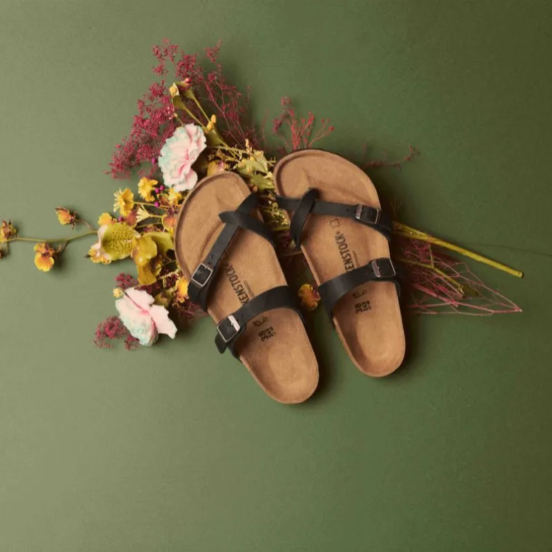 Birkenstock Mayari Regular Oiled Leather (Classic Footbed   Suede Lined)