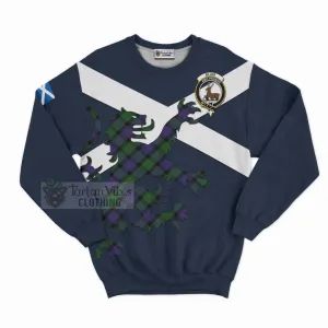 Blair Tartan Lion Rampant Sweatshirt  Proudly Display Your Heritage with Alba Gu Brath and Clan Name