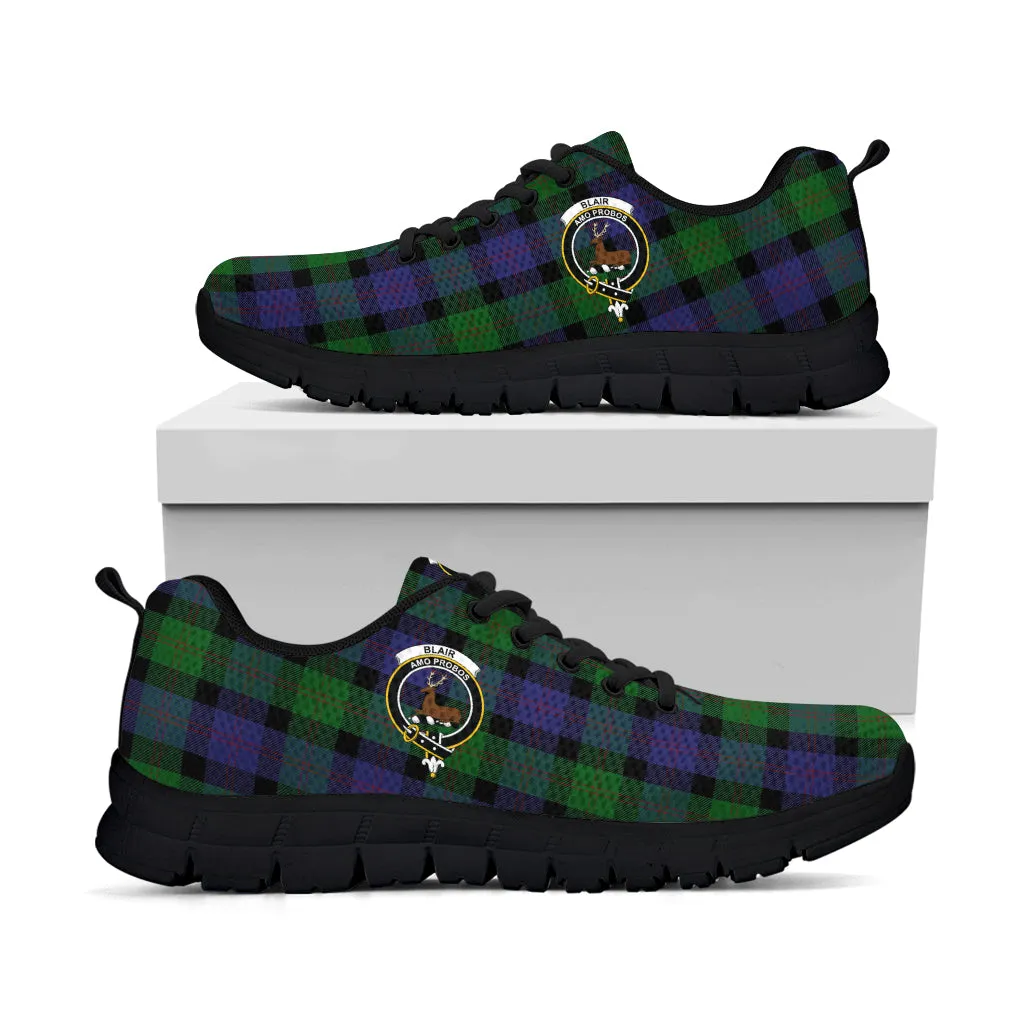 Blair Tartan Sneakers with Family Crest