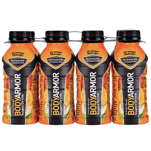 BodyArmor Sports Drink, Orange Mango, 12 Fl. oz. 8 Ct