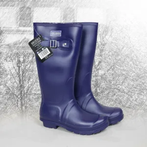 Briers Premium Wellington Boots Navy Blue - Size 4