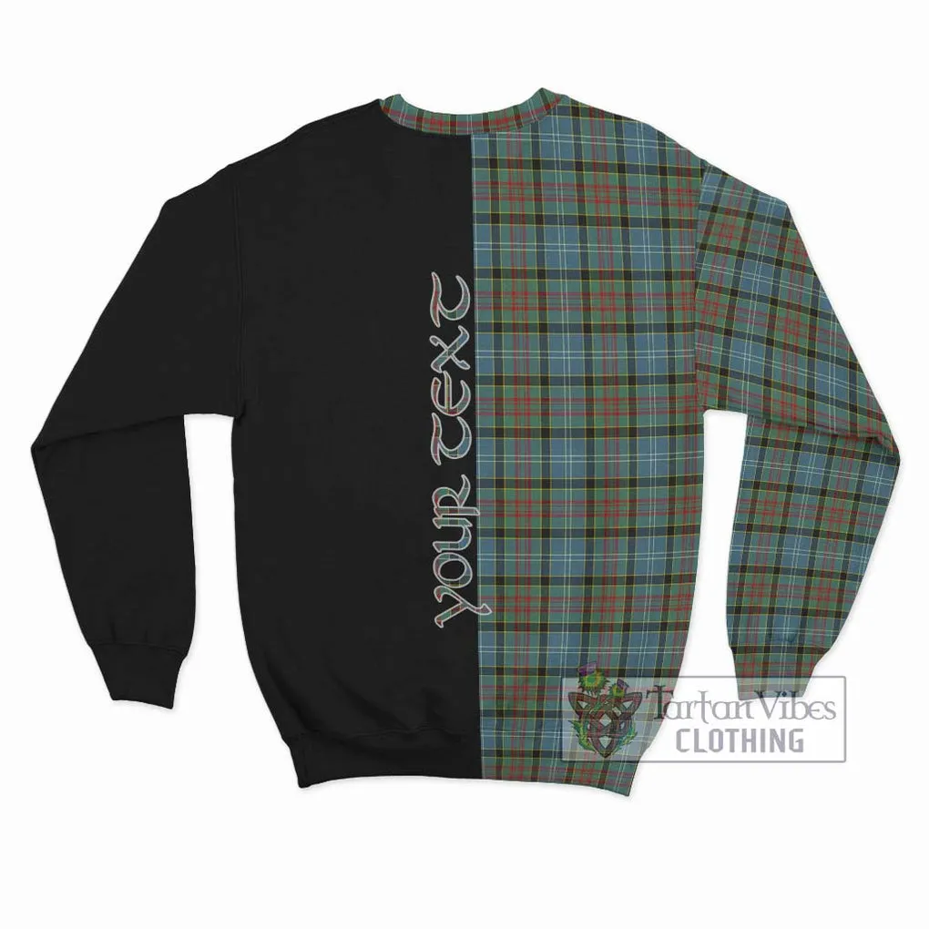 Brisbane Tartan Sweatshirt with Family Crest and Half Of Me Style