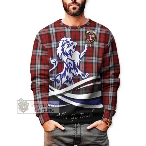 Brodie Dress Tartan Sweatshirt with Alba Gu Brath Regal Lion Emblem