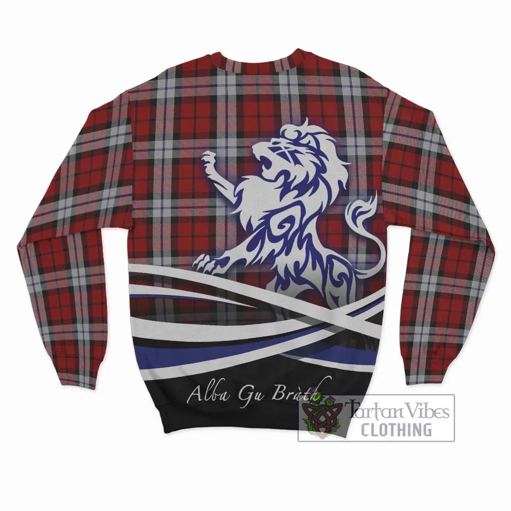 Brodie Dress Tartan Sweatshirt with Alba Gu Brath Regal Lion Emblem