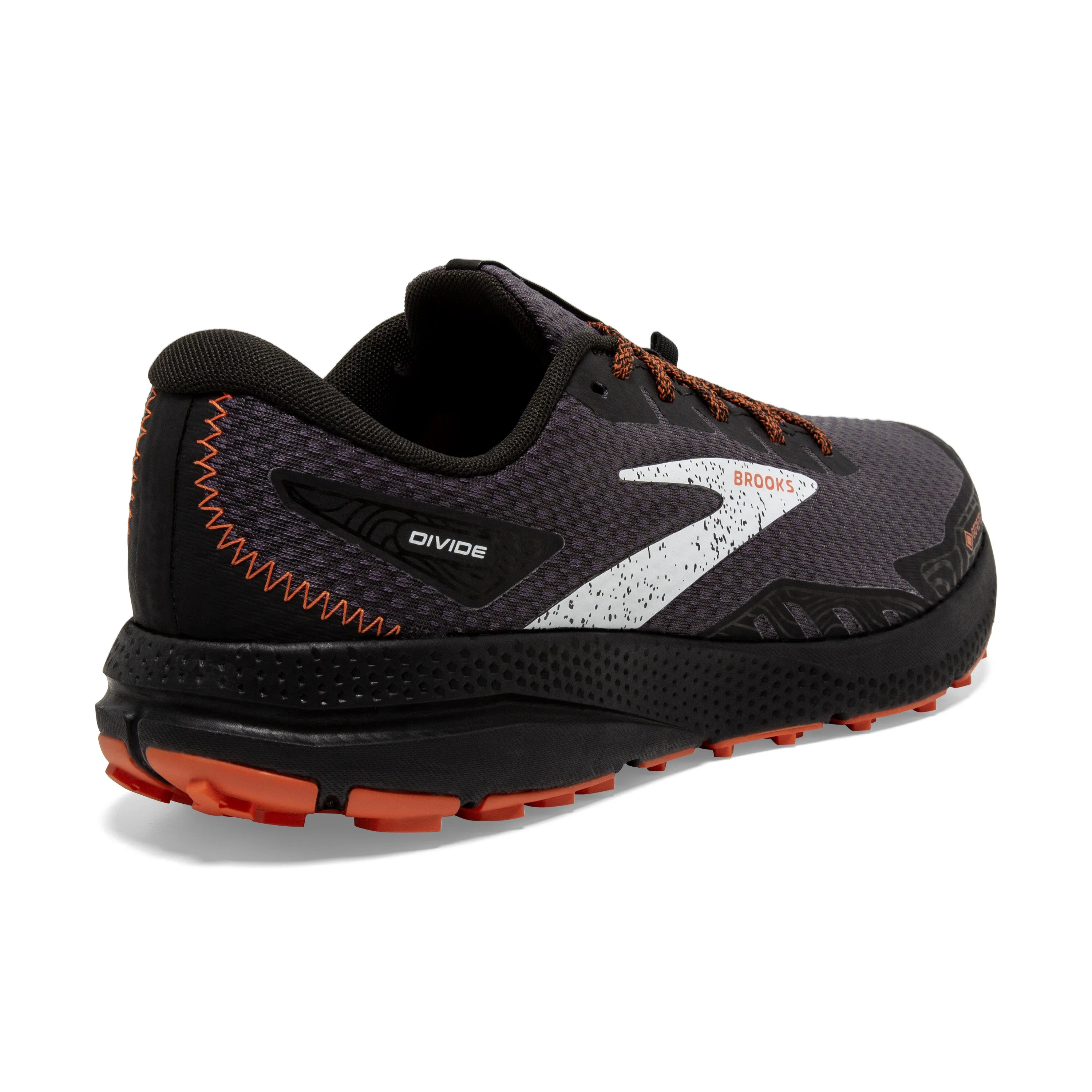 Brooks Mens Trainer Divide 4 GTX Black/Firecracker/Blue