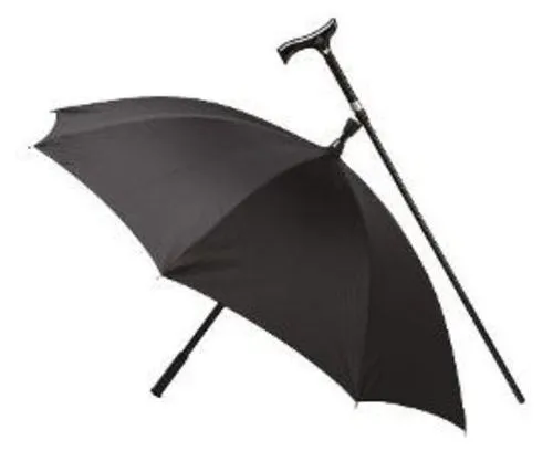 Carbon Fibre Walking Stick with Umbrella Cane