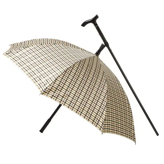 Carbon Fibre Walking Stick with Umbrella Cane