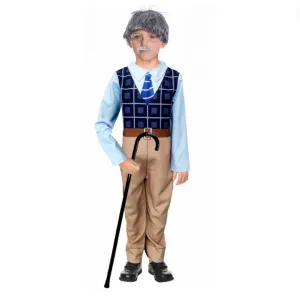 Children Blue Grandpa Costume