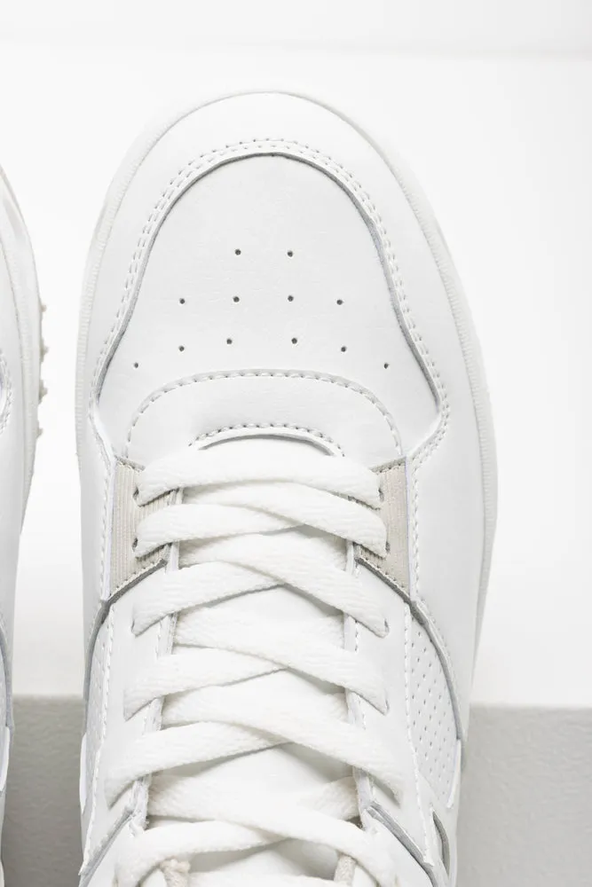 Chunky High Top Sneaker White