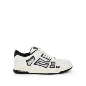 Chunky Skeleton Sneaker in White/Black