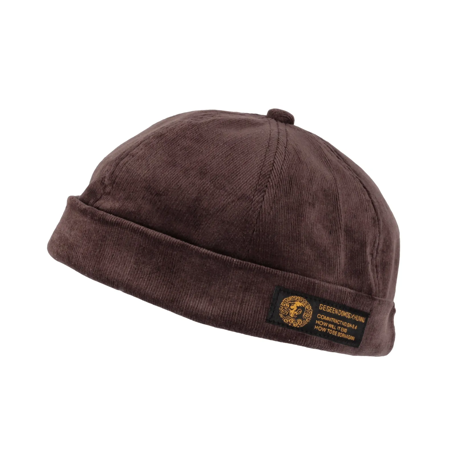 Corduroy Watch Cap Harbour Leon Docker Hat Adjustable XZ50069