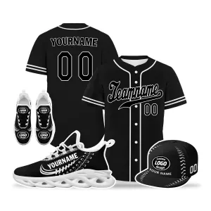 Custom Black Jersey MaxSoul Shoes and Hat Combo Offer Personalized ZH-bd0b00e0-c0