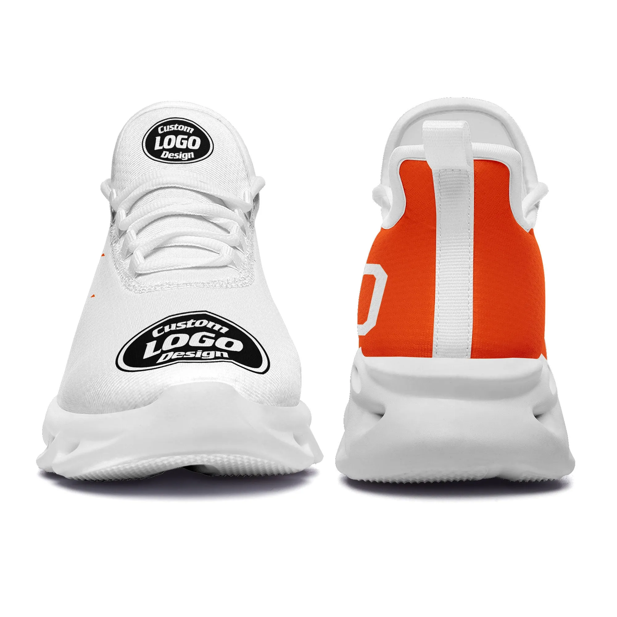 Custom White Orange Jersey MaxSoul Shoes and Hat Combo Offer Personalized ZH-D0b0087-a