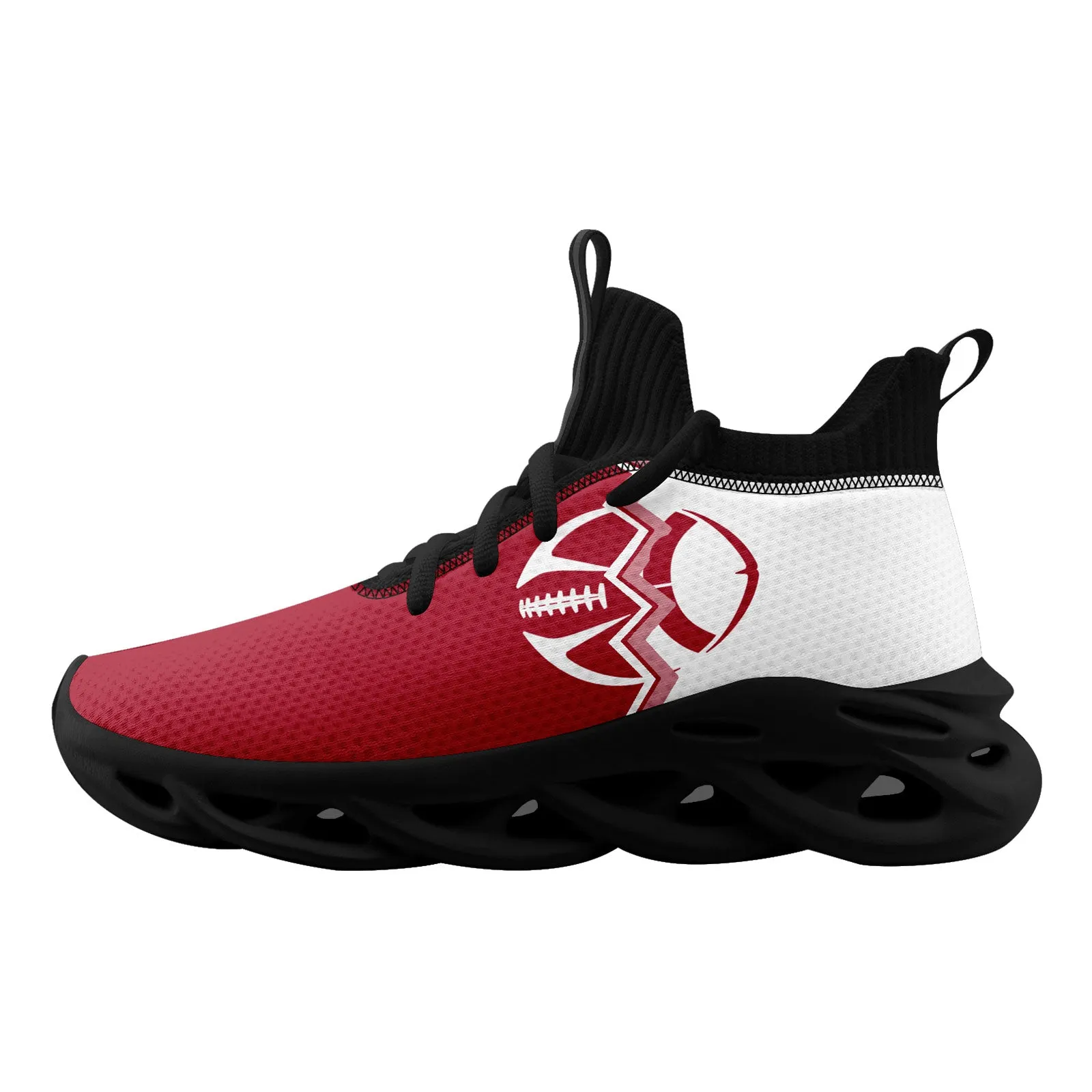 Custom White Red New York Maxsoul Shoes Personalized Sneaker FN030A-D028017-11